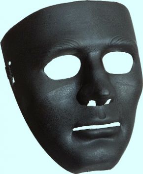 maska melna pilnai sejai