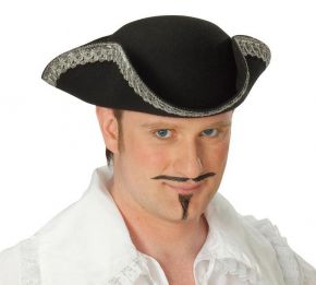 Pirāta cepures melnas