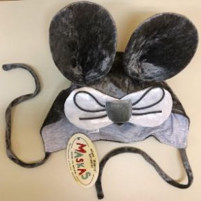 Peles bērnu maska cepure