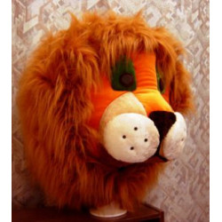 Mascots Talismana Lielās lauvas cilvēka auguma lelles kostīma izgatavošanas pasūtījuma dizaina bilde