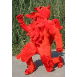 Mascots lion lauvas talismans kostīma pilnā auguma lelles kostīma izgatavošanas pasūtījuma dizaina bilde