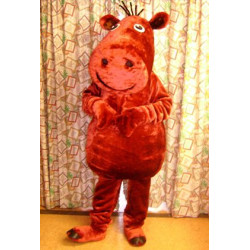 Mascots Talismana lielās auguma lelles Gotiņa kostīma izgatavošanas pasūtījuma dizaina bilde