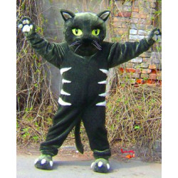 Mascot cat Kaķis auguma lelles talismana Mežakaķis kostīma izgatavošanas pasūtījuma dizaina bilde