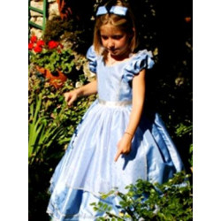 Princeses Alises grezna gaiši zila garā kleita un matu stīpa meitenei 8 g no Parīzes