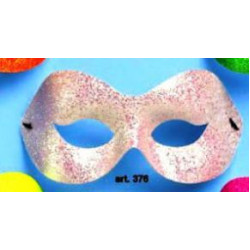 Baltas rozā perlamutra spožas brilles acu sejas maskas aksesuāri pieaugušo vīriešu sieviešu iekšpusē auduma odere