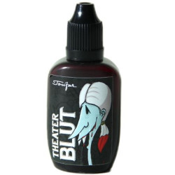 Sarkanas teātra blut mākslīgās asinis lietošanai uz ādas vai apģērba 20ml viegli mazgāt nost ar ūdeni Halloween for adult