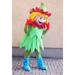 Mascots flover talismans Puķu meitenes kostīma izgatavošanas pasūtījuma dizaina bilde