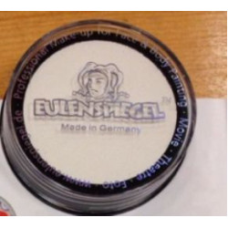 Balta krāsa sejas krāsošanai Eulenspiegel Profi Aqua make-up 20ml/30g apgleznošanas izkrāsošanas 
