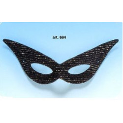 Helovīnu Melnas ar spīdumu brilles acu sejas maskas karnevālam pieaugušajiem Halloween adult